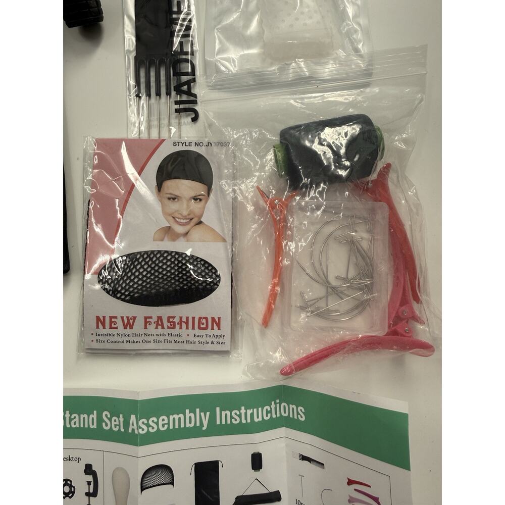 Wig Stand Tripod with Mannequin Head & accessories, wig-not included *read... - Picture 8 of 16